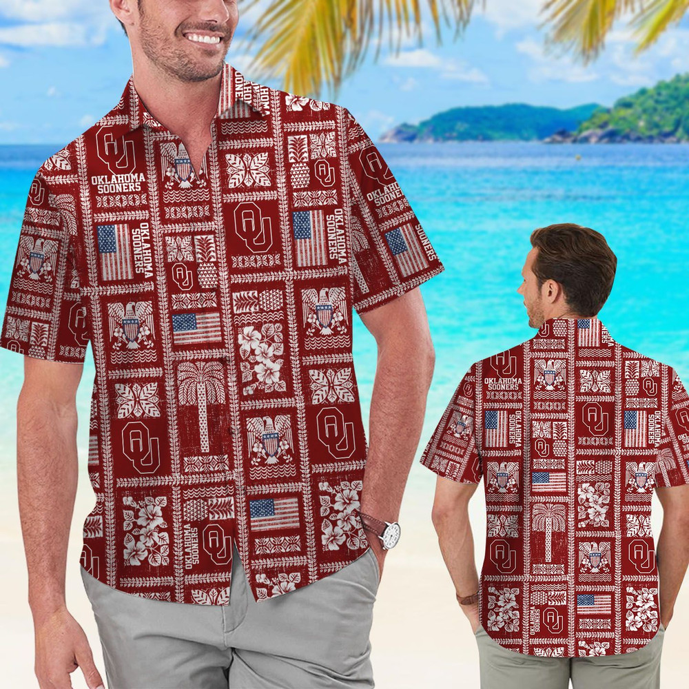 Oklahoma Sooners Hawaiian Shirt Hot Trendy Summer 2024