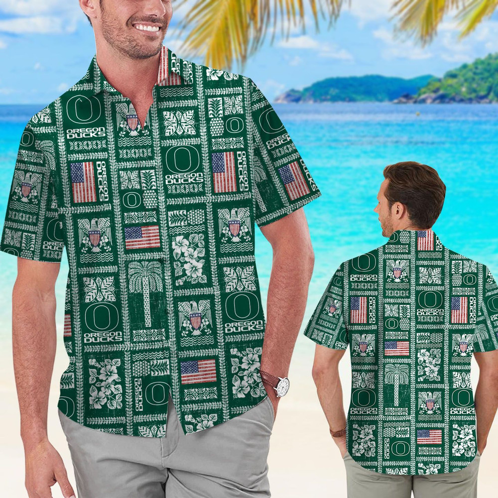 Oregon Ducks Hawaiian Shirt Hot Trendy Summer 2024