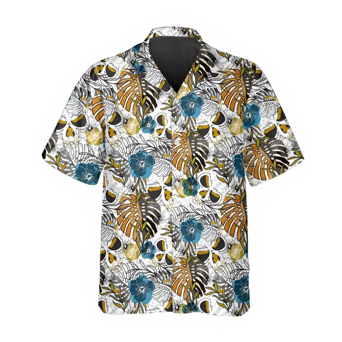 Pattern Happy Summer Skull Hawaiian Shirt – Best Clothing For You