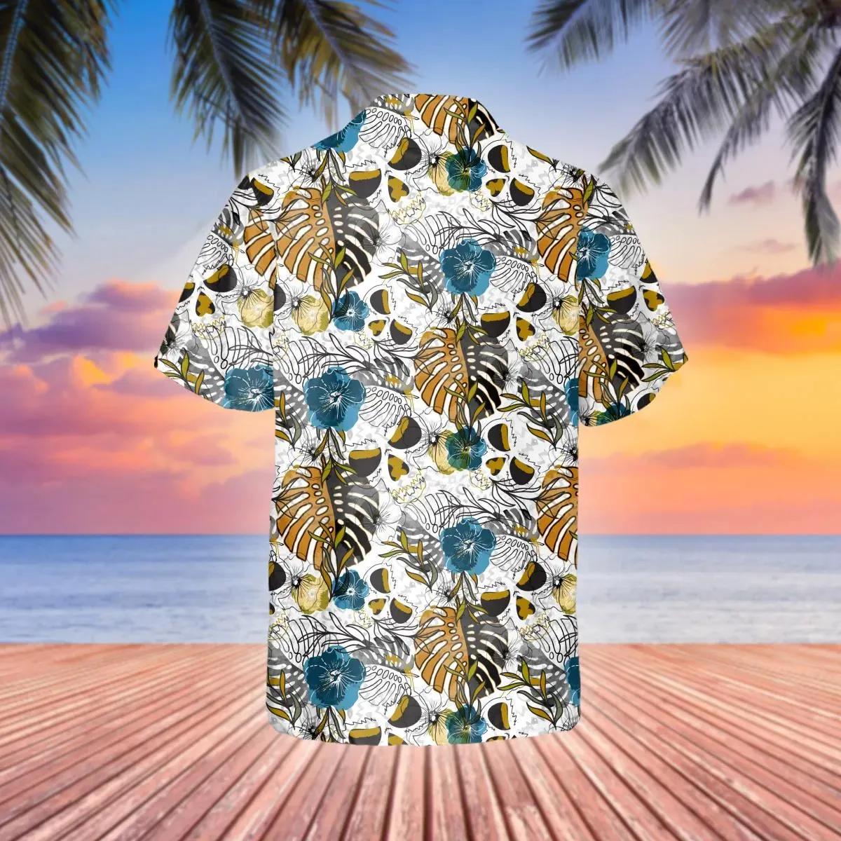 Pattern Happy Summer Skull Hawaiian Shirt – Best Clothing For You