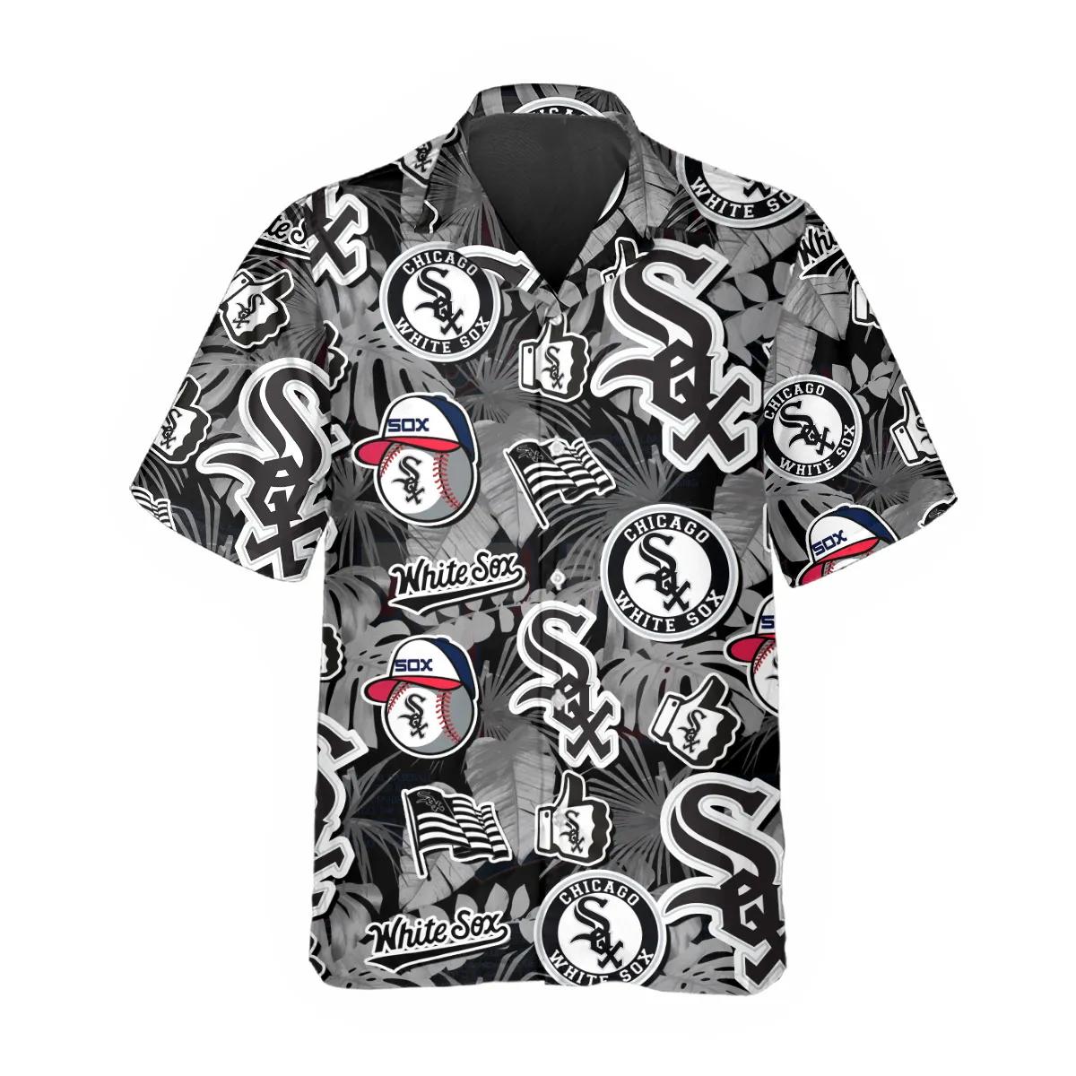 Pattern White Sox Hawaiian Shirt, White Sox Aloha Shirt – Best Clothing For You