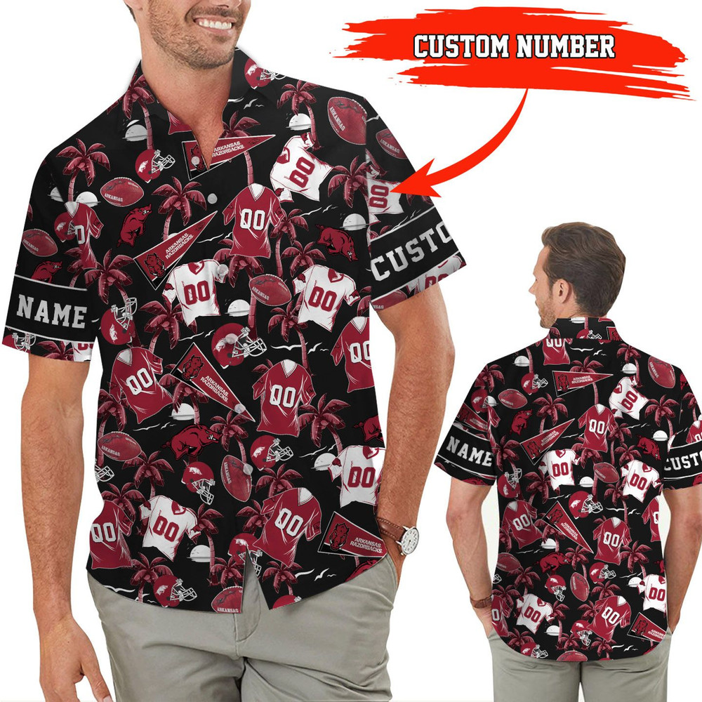 Personalized Arkansas Razorbacks Hawaiian Shirt Hot Trendy Summer 2024