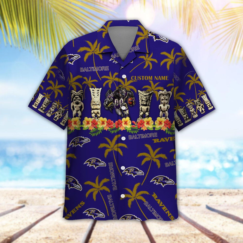 Personalized Baltimore Ravens Hawaiian Shirt Hot Trendy Summer 2024