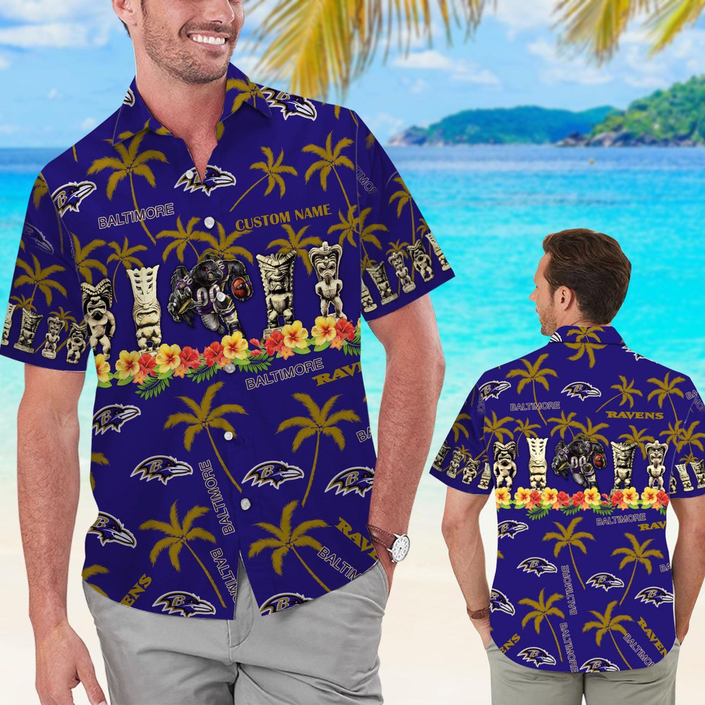 Personalized Baltimore Ravens Hawaiian Shirt Hot Trendy Summer 2024