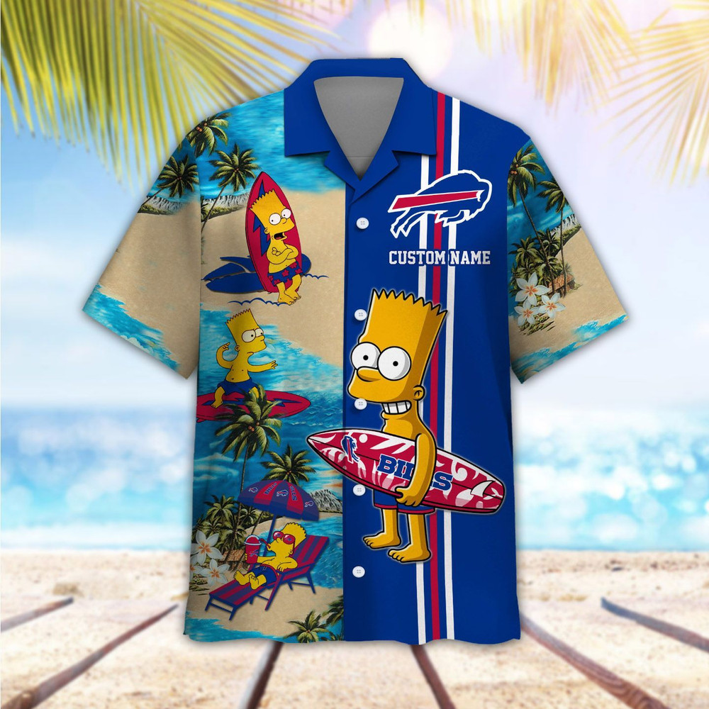 Personalized Buffalo Bills & Simpsons Hawaiian Shirt Hot Trendy Summer 2024