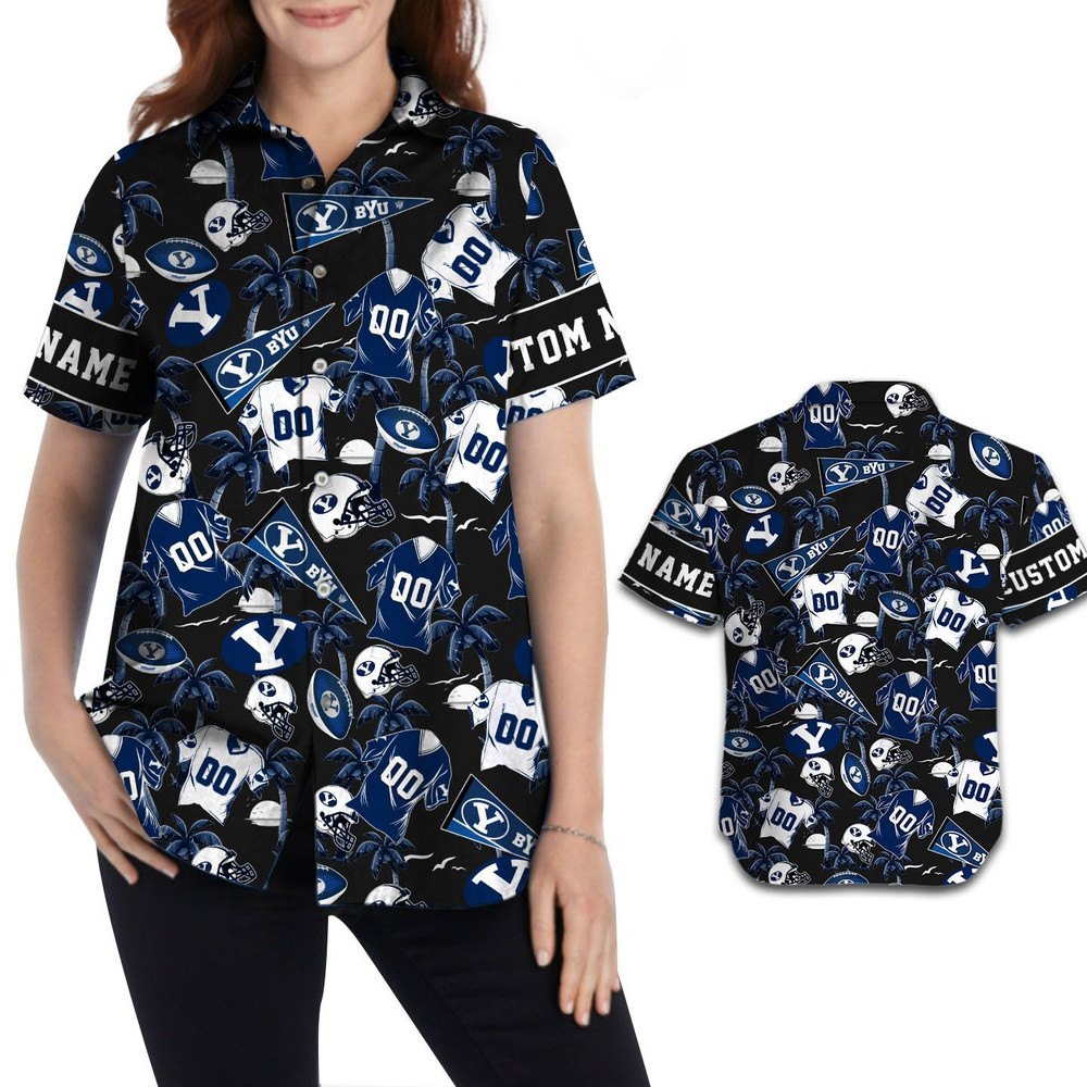 Personalized BYU Cougars Hawaiian Shirt Hot Trendy Summer 2024