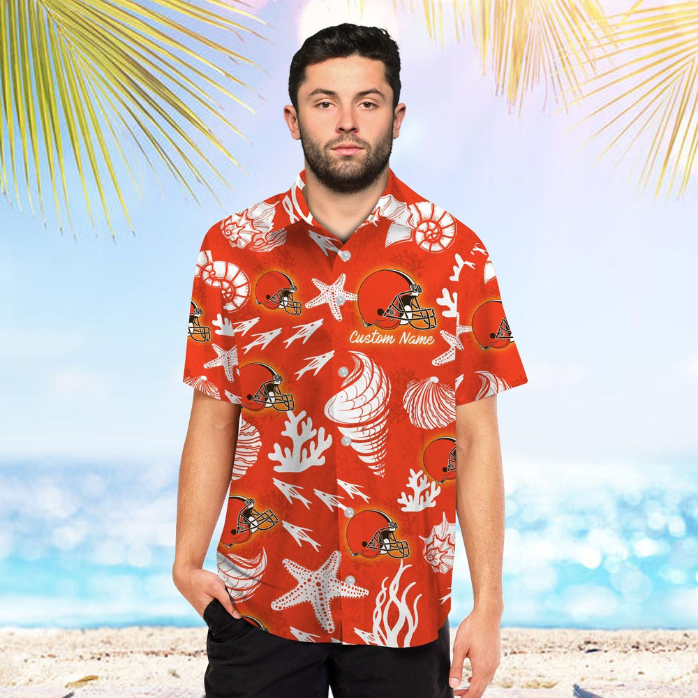 Personalized Cleveland Browns Hawaiian Shirt Hot Trendy Summer 2024