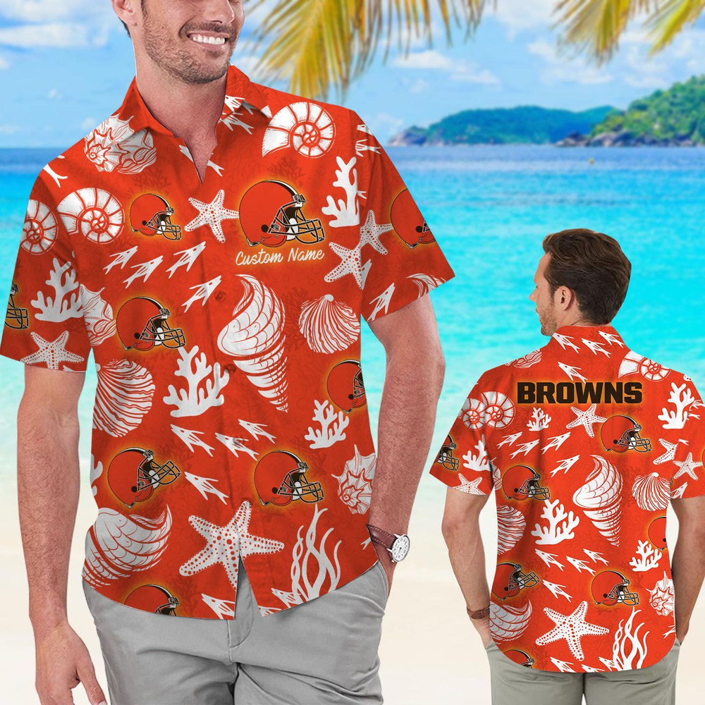 Personalized Cleveland Browns Hawaiian Shirt Hot Trendy Summer 2024