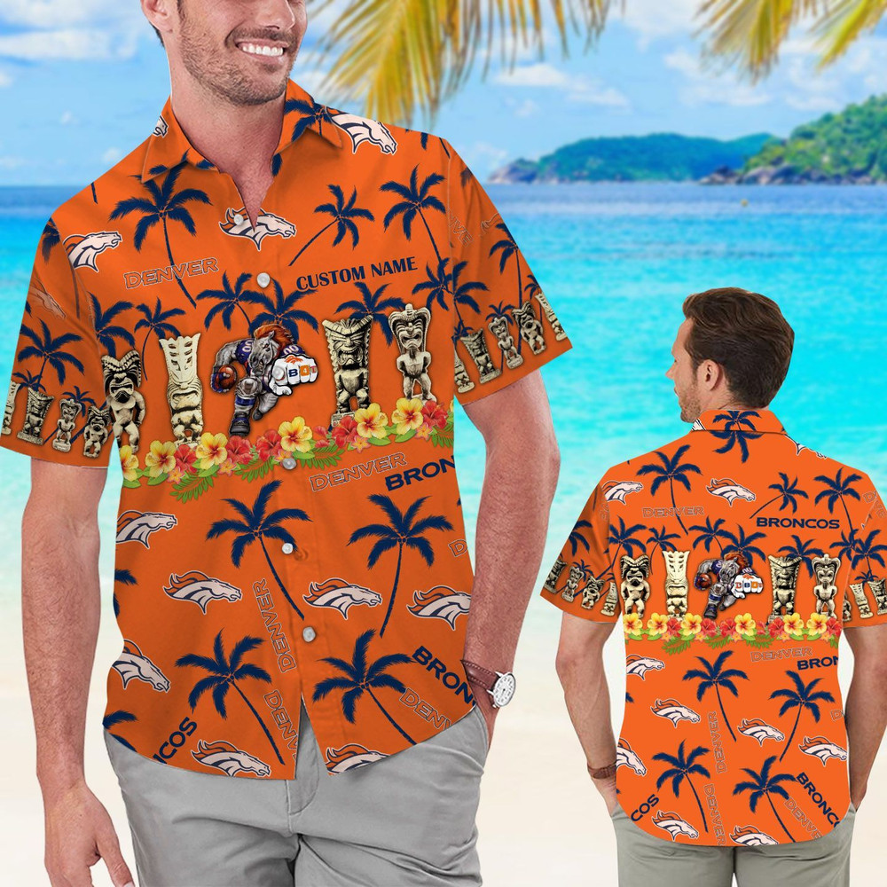 Personalized Denver Broncos Hawaiian Shirt Hot Trendy Summer 2024