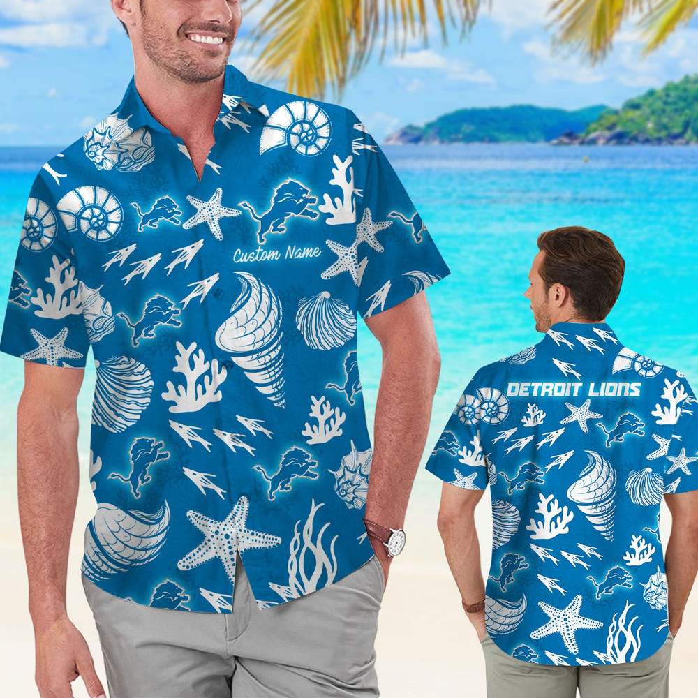 Personalized Detroit Lions Hawaiian Shirt Hot Trendy Summer 2024