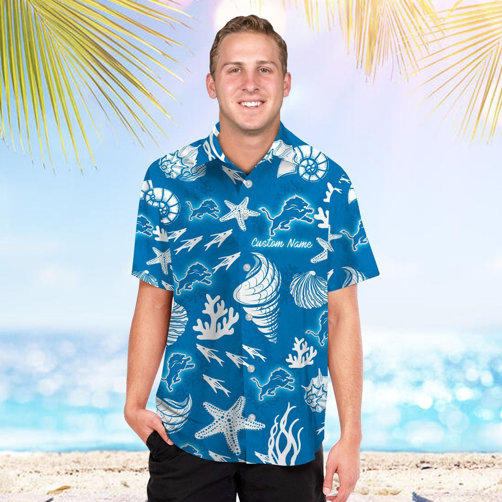 Personalized Detroit Lions Hawaiian Shirt Hot Trendy Summer 2024