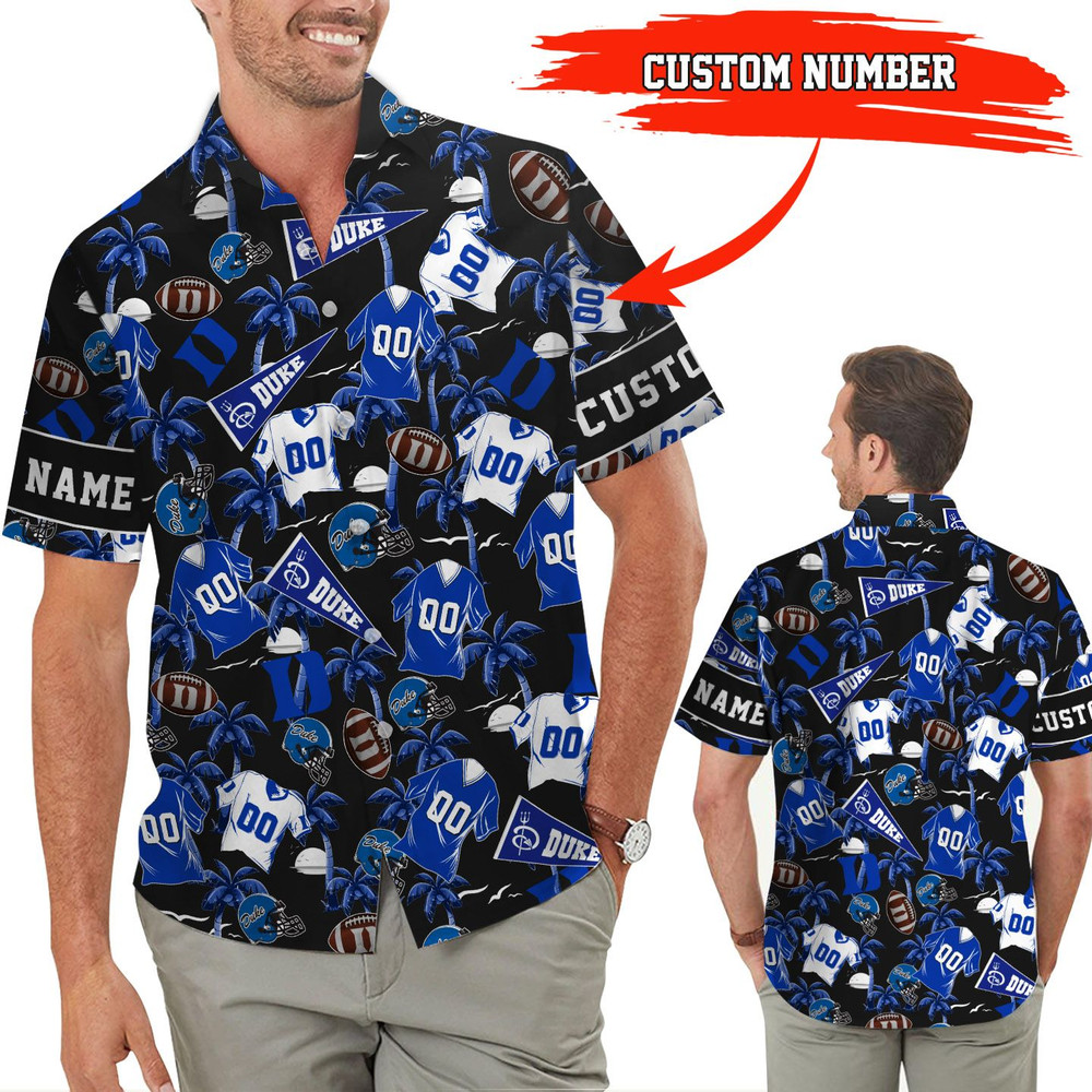 Personalized Duke Blue Devils Hawaiian Shirt Hot Trendy Summer 2024