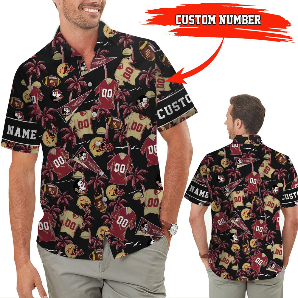 Personalized Florida State Seminoles Hawaiian Shirt Hot Trendy Summer 2024