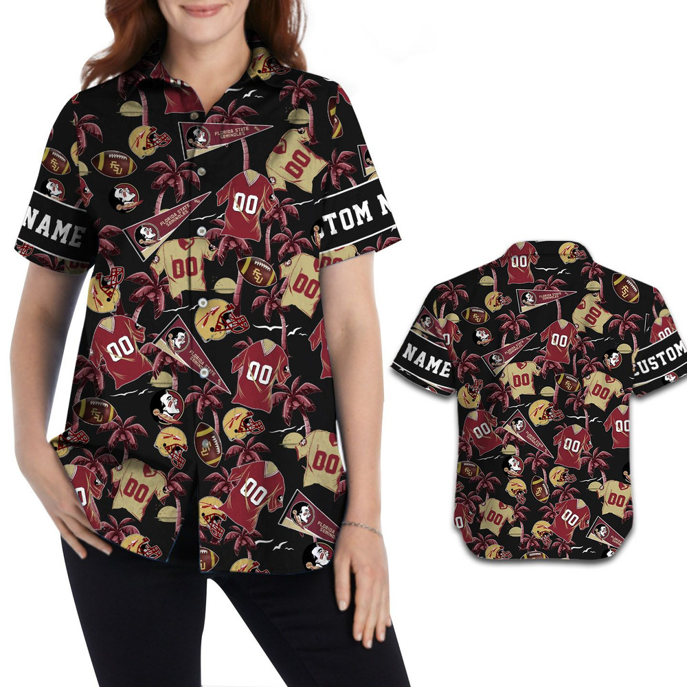 Personalized Florida State Seminoles Hawaiian Shirt Hot Trendy Summer 2024