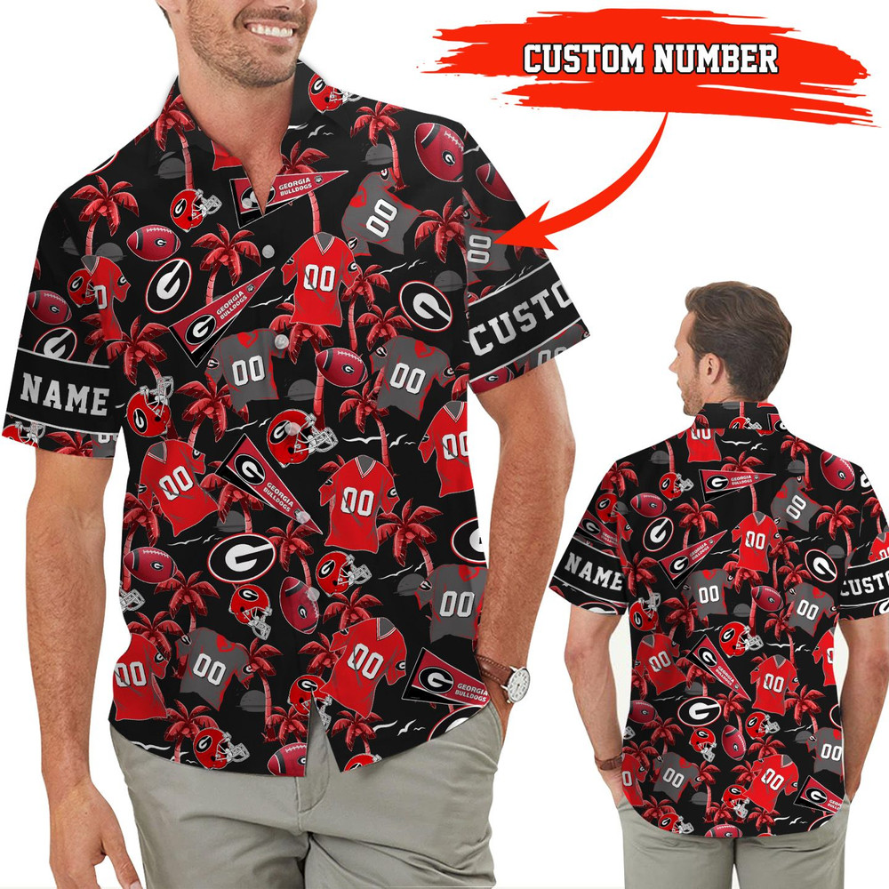 Personalized Georgia Bulldogs Hawaiian Shirt Hot Trendy Summer 2024