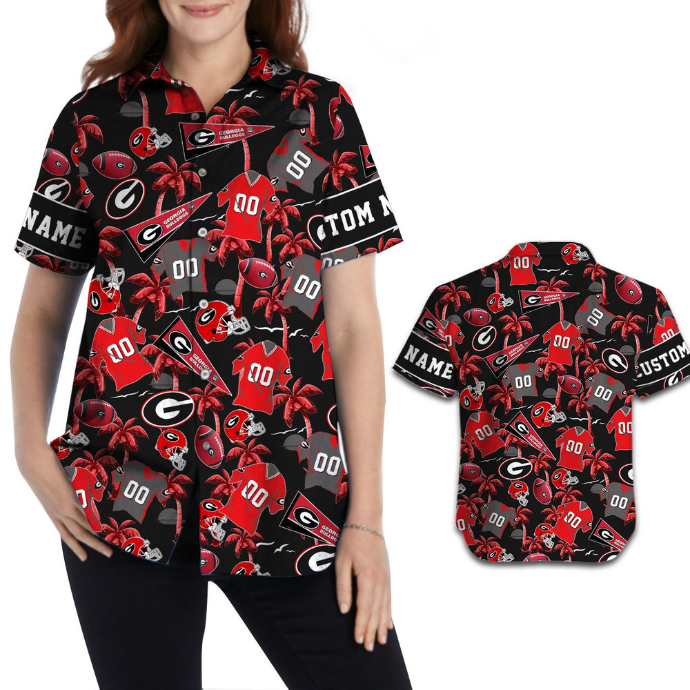 Personalized Georgia Bulldogs Hawaiian Shirt Hot Trendy Summer 2024