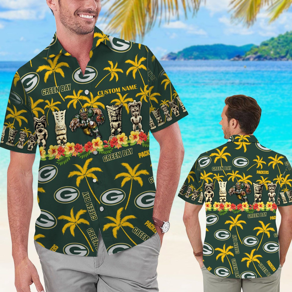 Personalized Green Bay Packers Hawaiian Shirt Hot Trendy Summer 2024