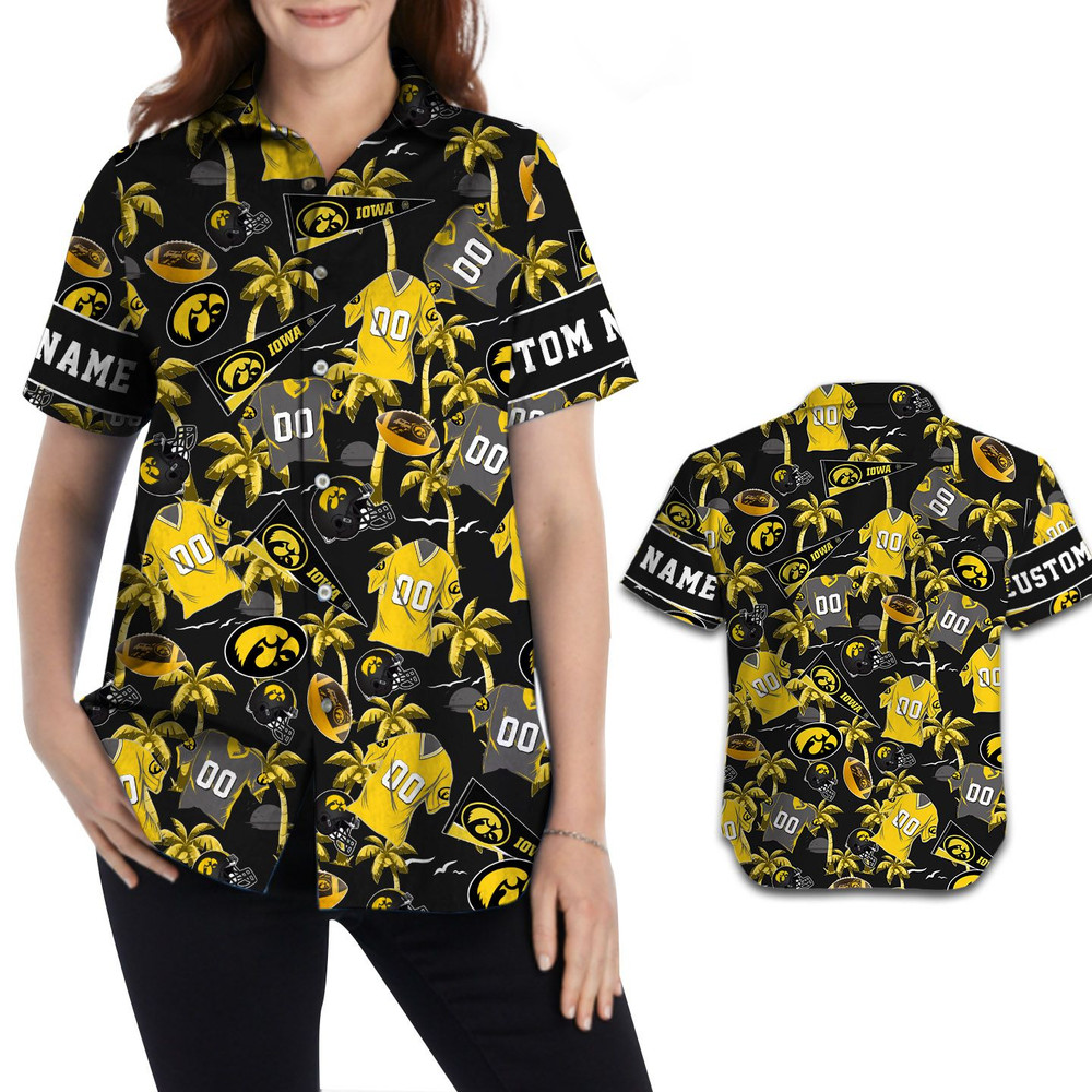 Personalized Iowa Hawkeyes Hawaiian Shirt Hot Trendy Summer 2024