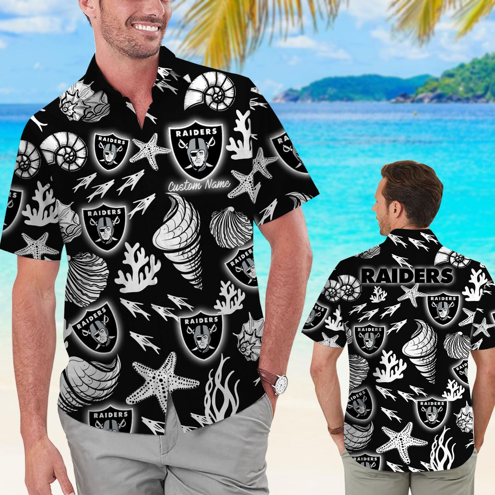 Personalized Las Vegas Raiders Hawaiian Shirt Hot Trendy Summer 2024