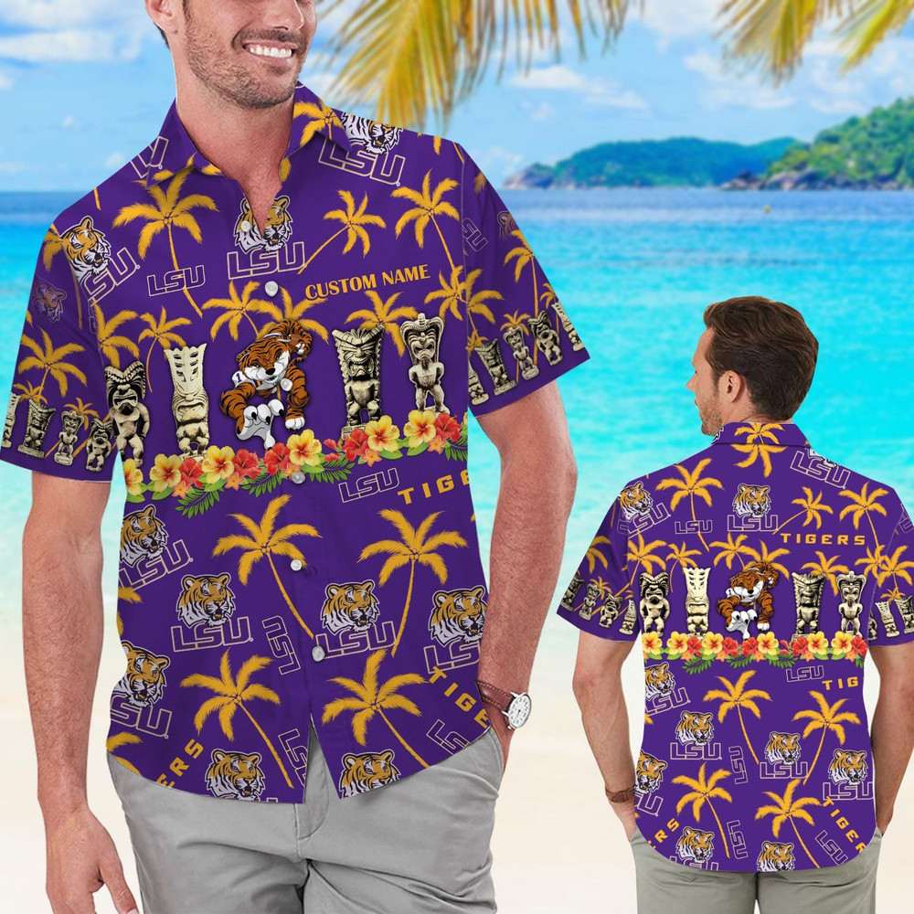 Personalized LSU Tigers Hawaiian Shirt Hot Trendy Summer 2024