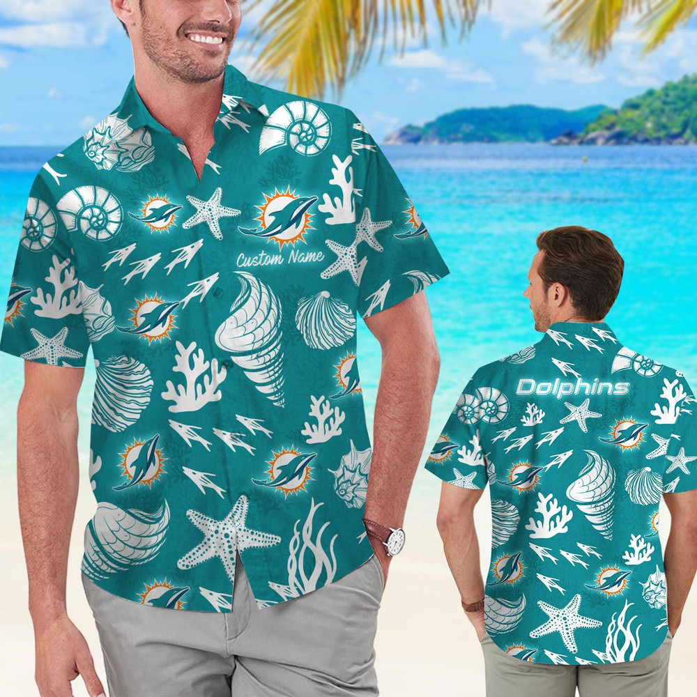 Personalized Miami Dolphins Hawaiian Shirt Hot Trendy Summer 2024