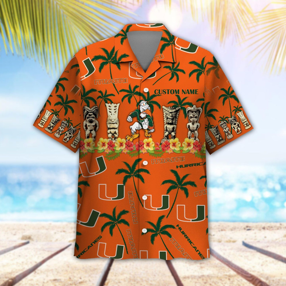 Personalized Miami Hurricanes Hawaiian Shirt Hot Trendy Summer 2024