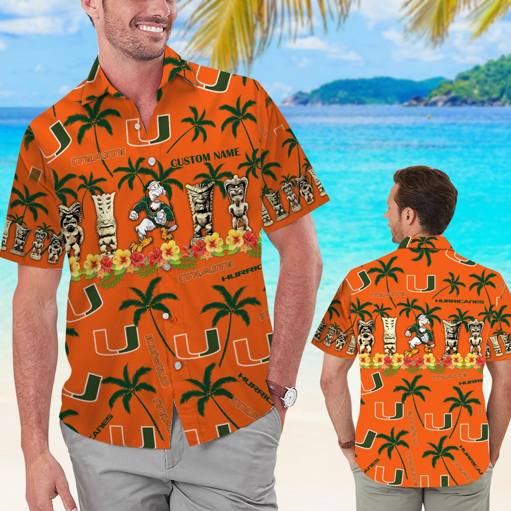 Personalized Miami Hurricanes Hawaiian Shirt Hot Trendy Summer 2024