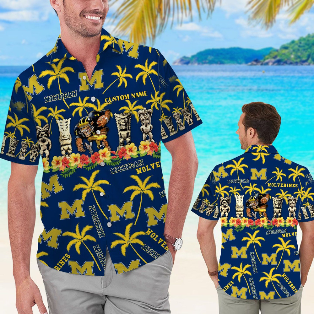 Personalized Michigan Wolverines Hawaiian Shirt Hot Trendy Summer 2024