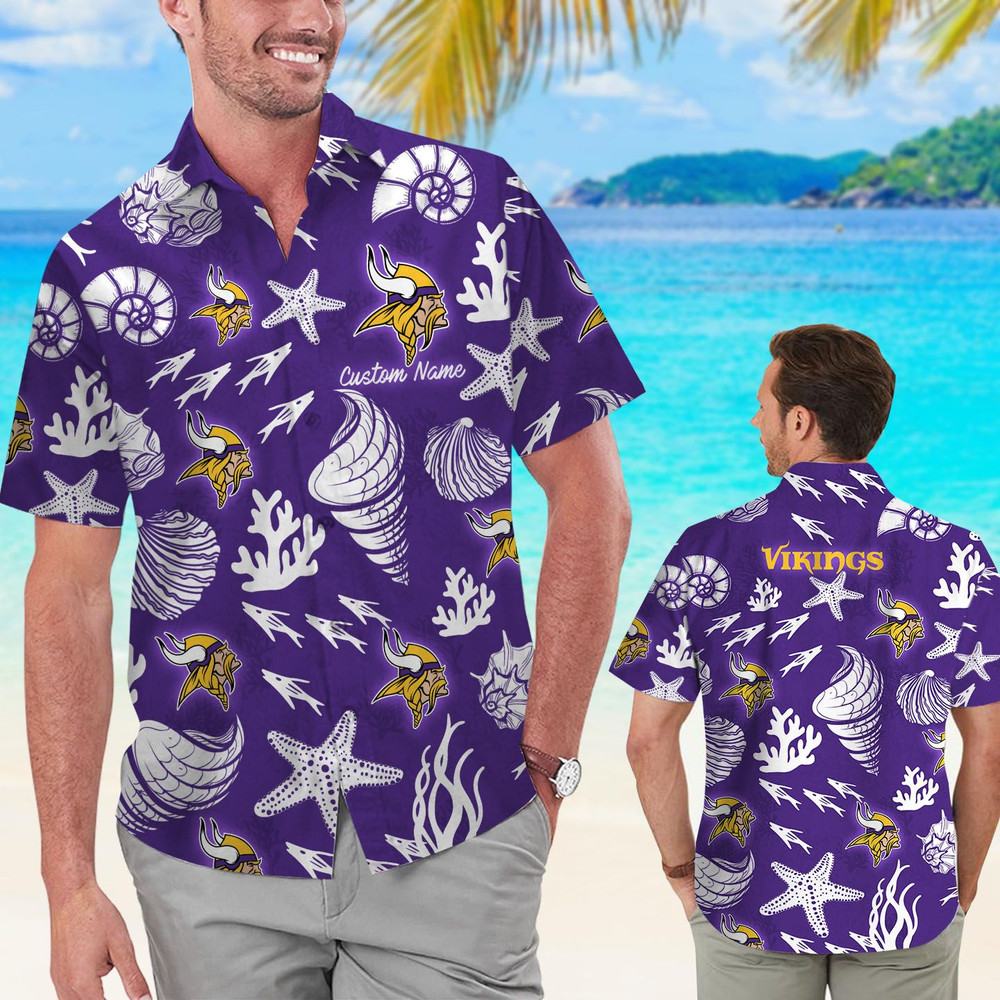 Personalized Minnesota Vikings Hawaiian Shirt Hot Trendy Summer 2024