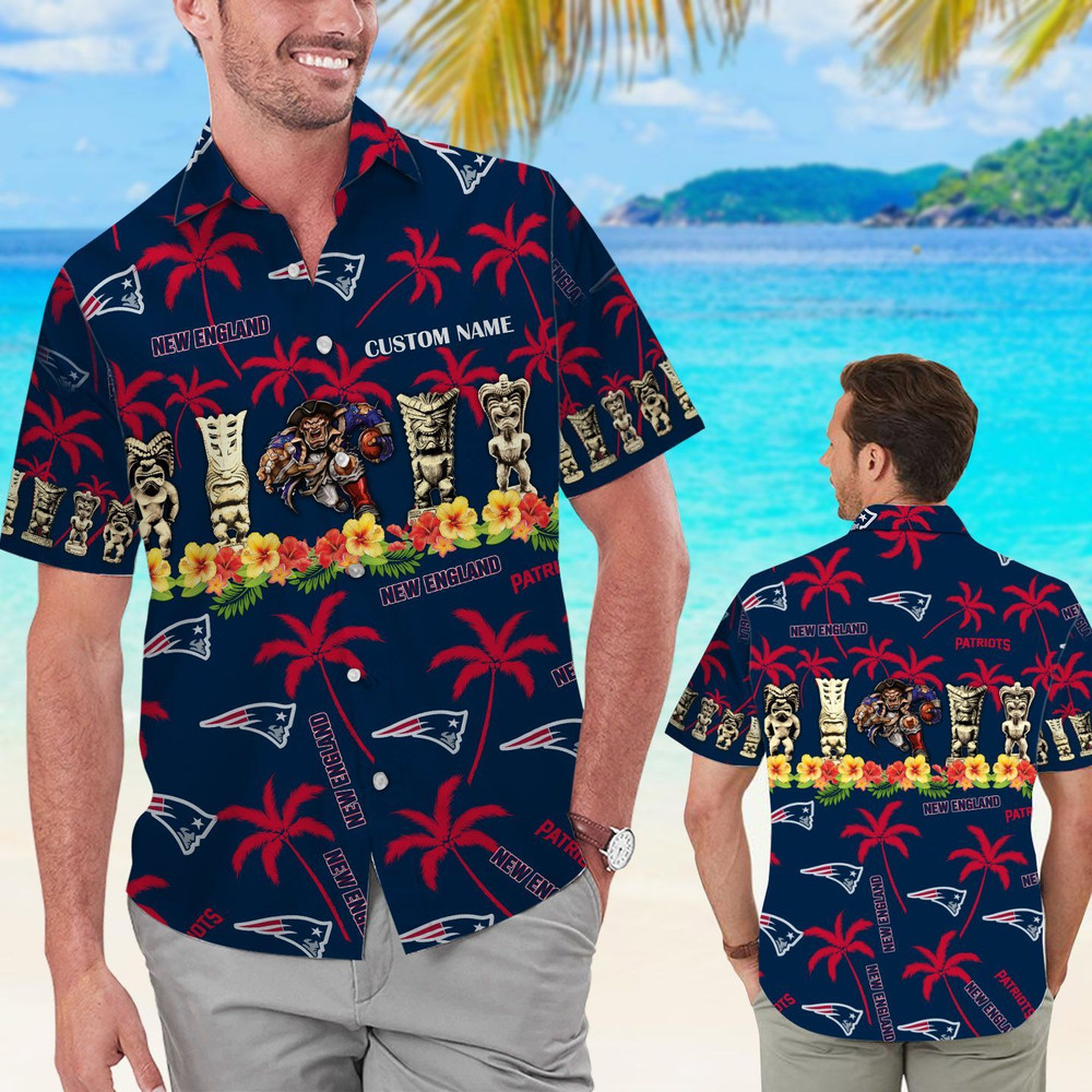 Personalized New England Patriots Hawaiian Shirt Hot Trendy Summer 2024