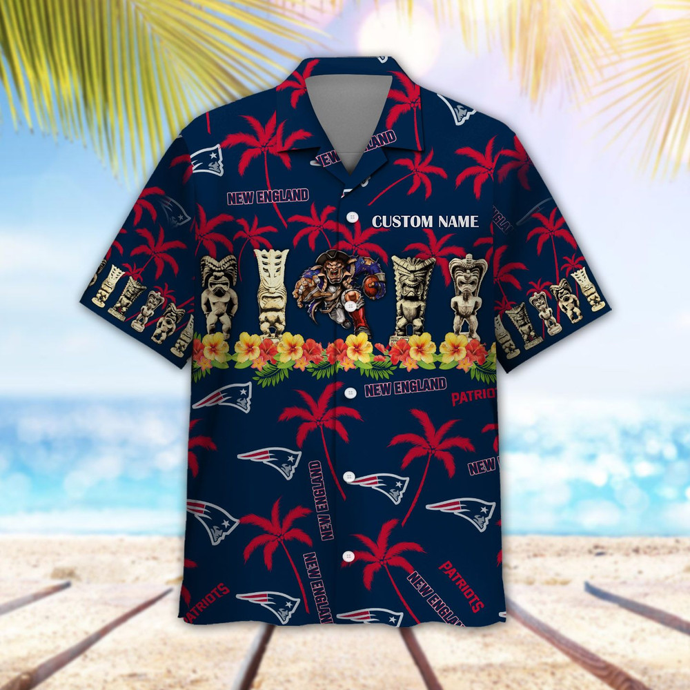 Personalized New England Patriots Hawaiian Shirt Hot Trendy Summer 2024