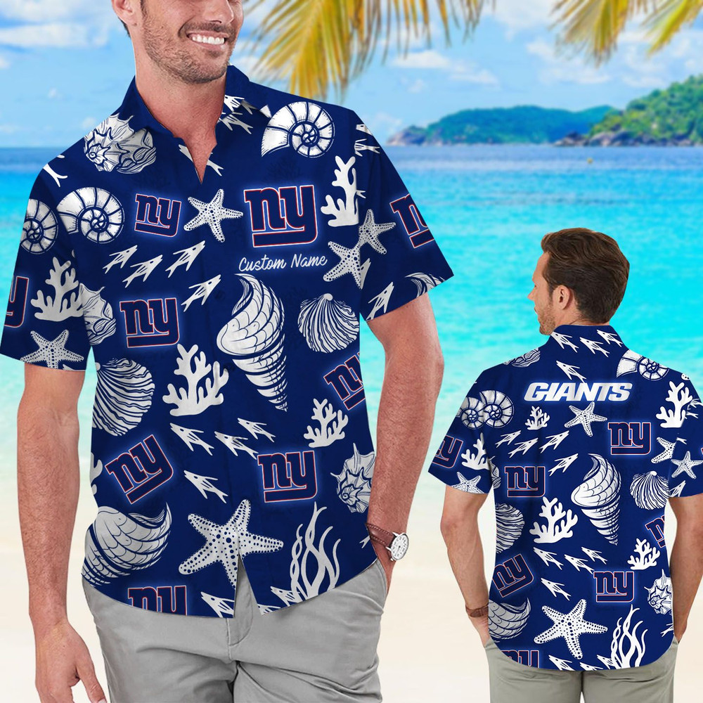 Personalized New York Giants Hawaiian Shirt Hot Trendy Summer 2024