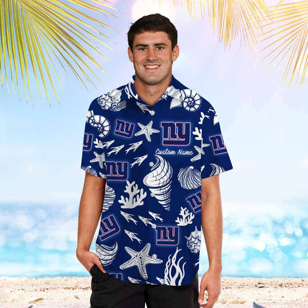 Personalized New York Giants Hawaiian Shirt Hot Trendy Summer 2024