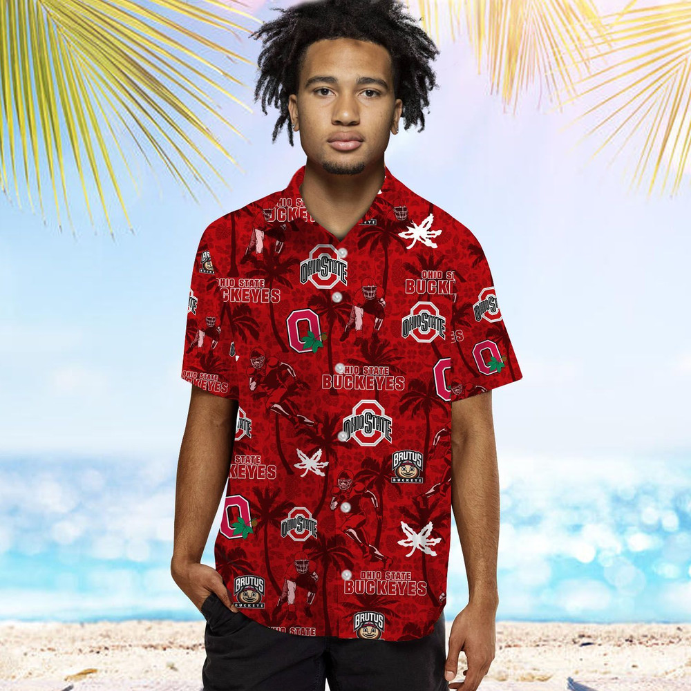 Personalized Ohio State Buckeyes Coconut Hawaiian Shirt Hot Trendy Summer 2024