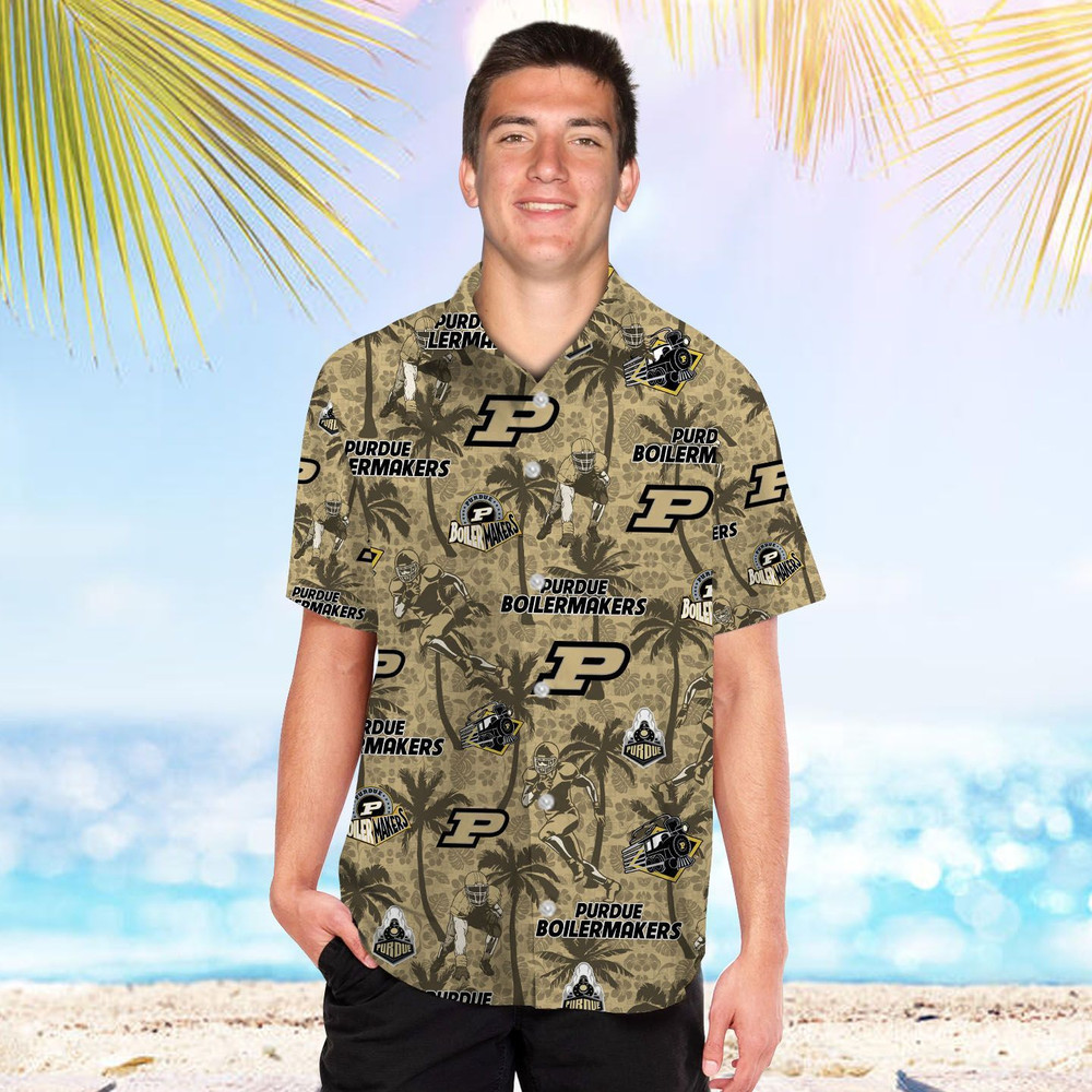 Personalized Purdue Boilermakers Coconut Hawaiian Shirt Hot Trendy Summer 2024