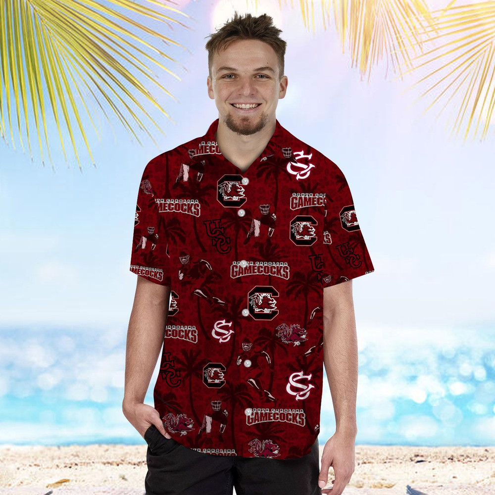 Personalized South Carolina Gamecocks Coconut Hawaiian Shirt Hot Trendy Summer 2024