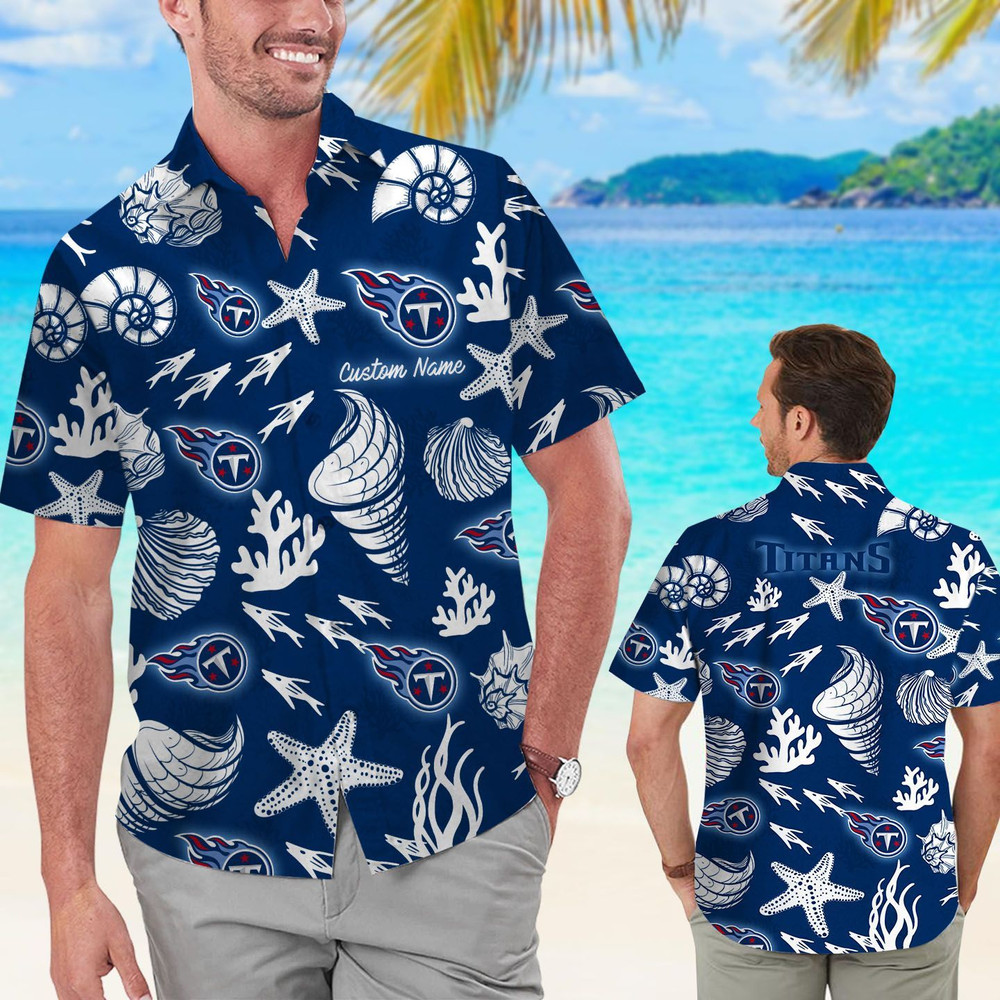 Personalized Tennessee Titans Hawaiian Shirt Hot Trendy Summer 2024