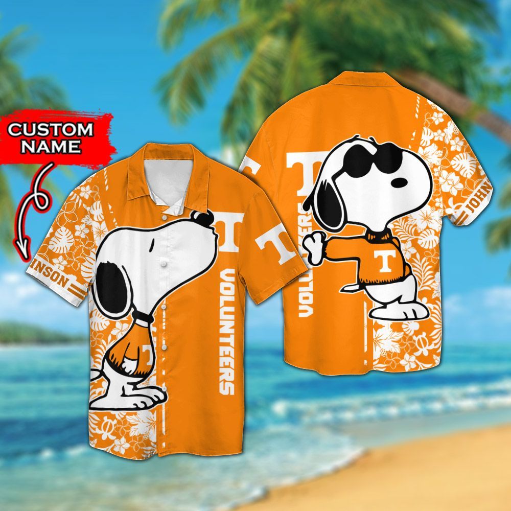 Personalized Tennessee Volunteers & Snoopy Hawaiian Shirt Hot Trendy Summer 2024