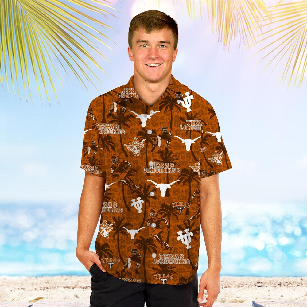 Personalized Texas Longhorns Coconut Hawaiian Shirt Hot Trendy Summer 2024