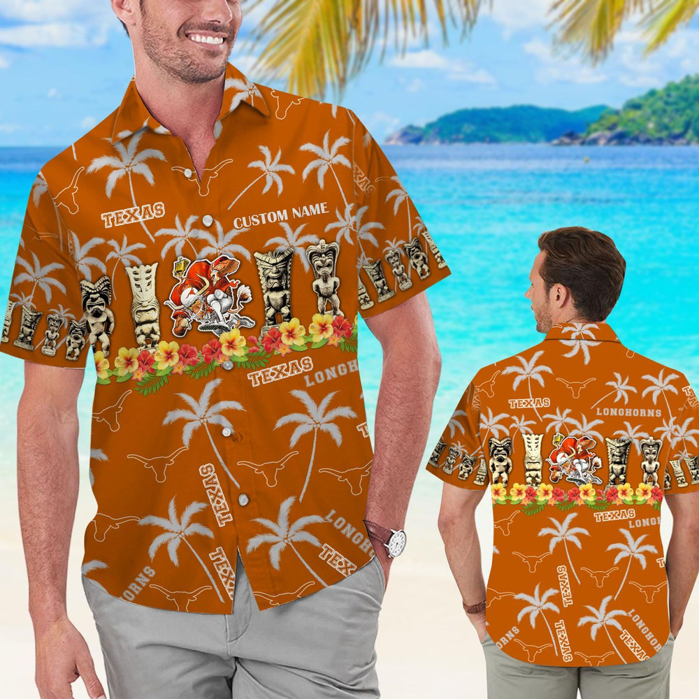 Personalized Texas Longhorns Hawaiian Shirt Hot Trendy Summer 2024