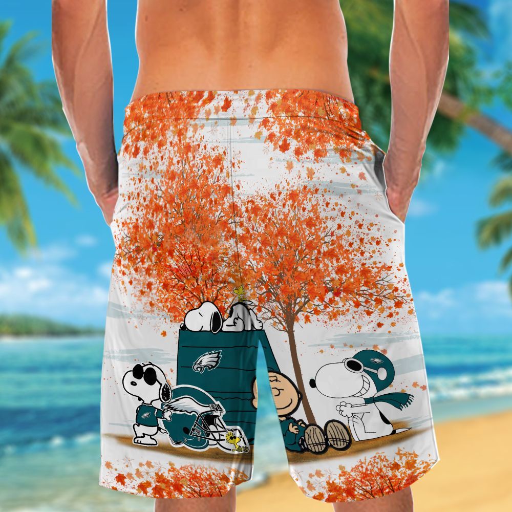 Philadelphia Eagles & Snoopy Hawaiian Shirt Hot Trendy Summer 2024