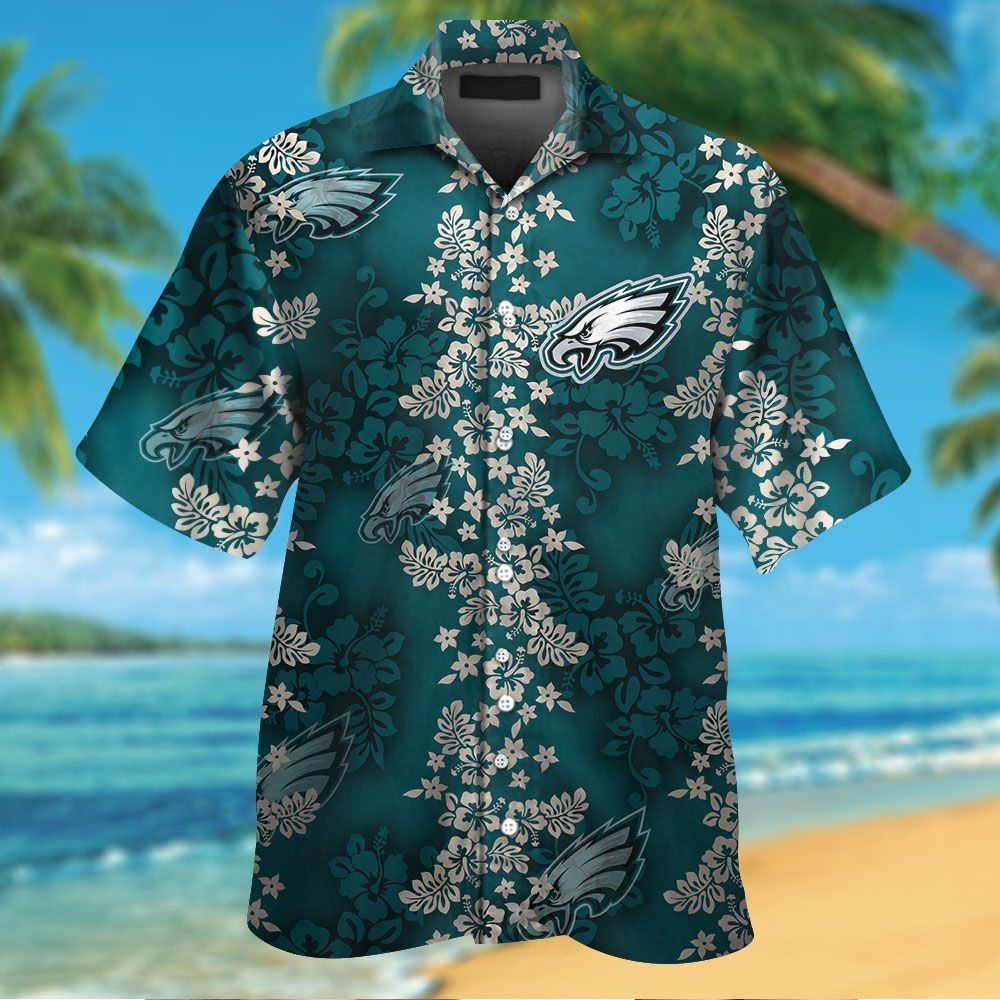 Philadelphia Eagles Hawaiian Shirt Hot Trendy Summer 2024