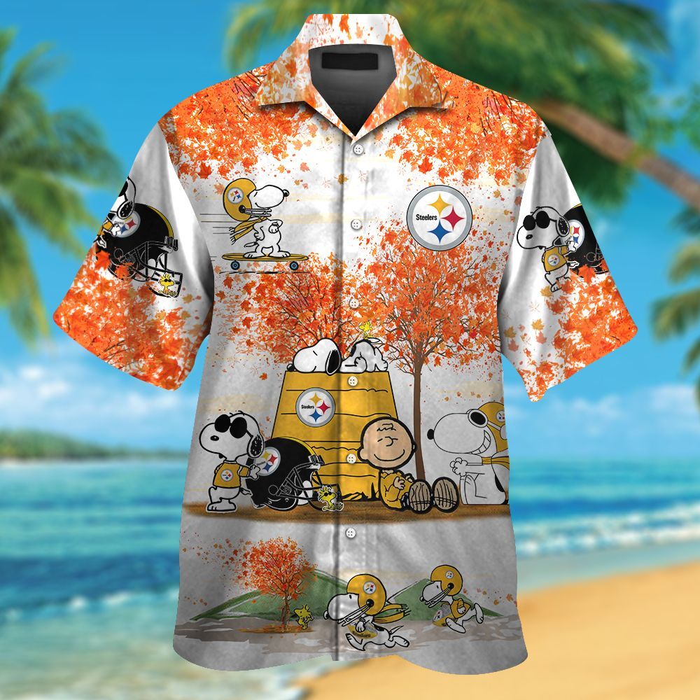 Pittsburgh Steelers & Snoopy Hawaiian Shirt Hot Trendy Summer 2024