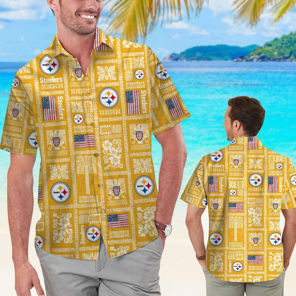 Pittsburgh Steelers Hawaiian Shirt Hot Trendy Summer 2024