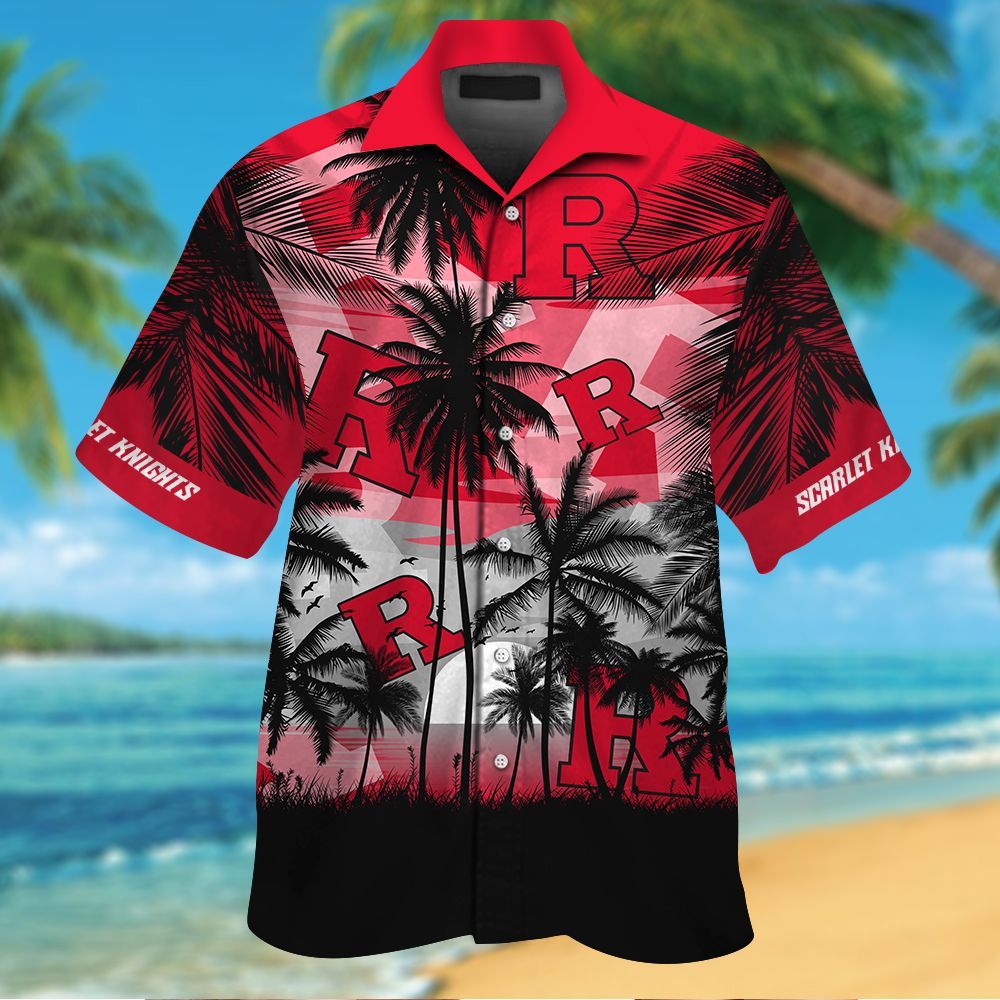 Rutgers Scarlet Knights Hawaiian Shirt Hot Trendy Summer 2024