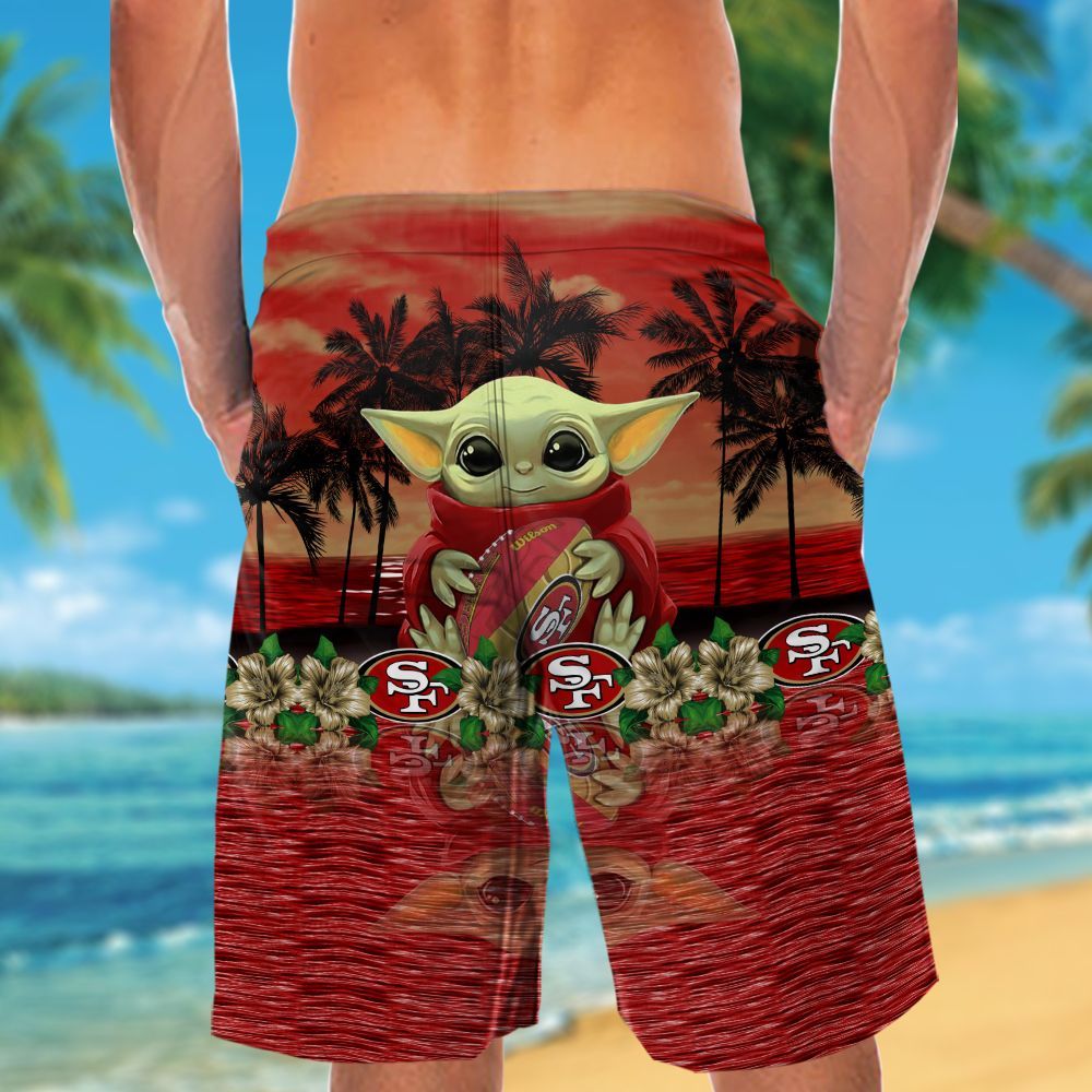 San Francisco 49ers & Baby Yoda Hawaiian Shirt Hot Trendy Summer 2024