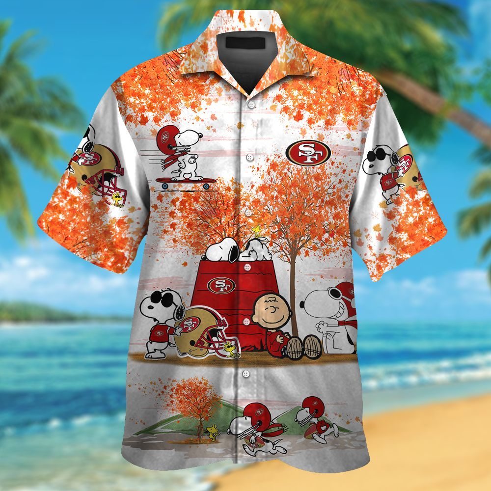 San Francisco 49ers & Snoopy Hawaiian Shirt Hot Trendy Summer 2024