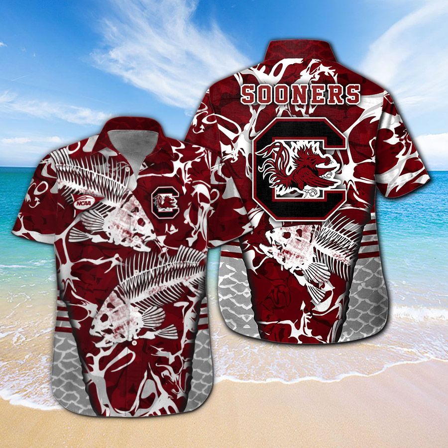 South Carolina Gamecocks Fishing Hawaiian Shirt Hot Trendy Summer 2024