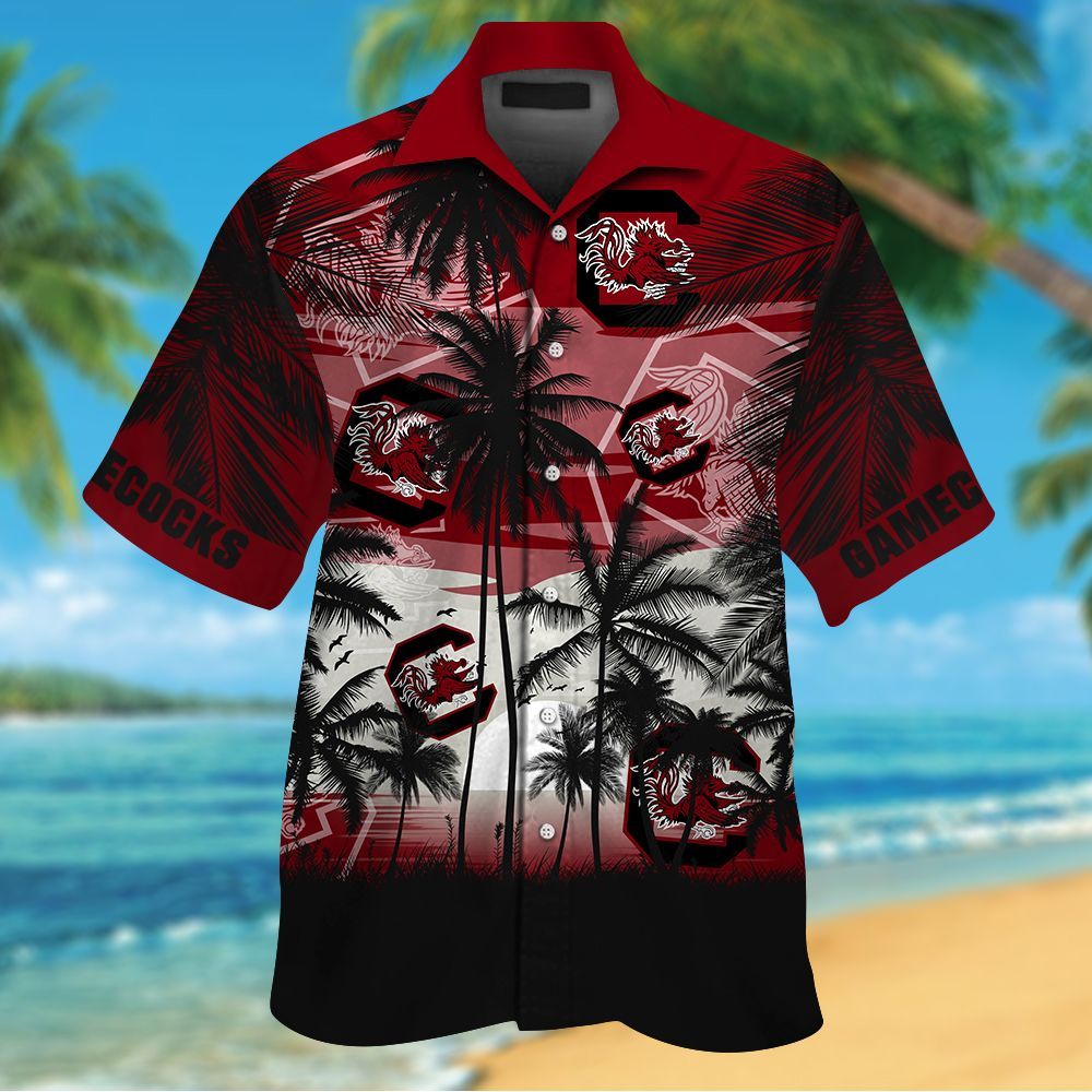 South Carolina Gamecocks Tropical Hawaiian Shirt Hot Trendy Summer 2024