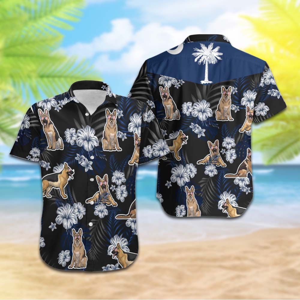 South Carolina German Shepherd Hawaiian Shirt Hot Trendy Summer 2024